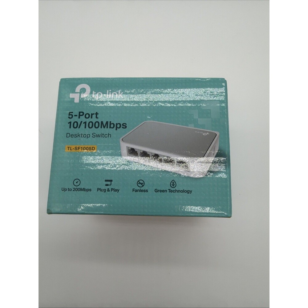 TP-Link 5 Port Desktop Ethernet Switch, 10/100Mbps (TL-SF1005D)